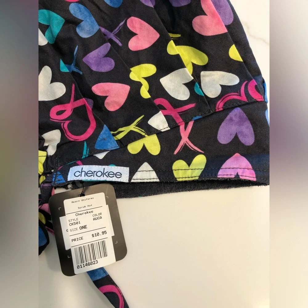 2 Fabric Scrub Cap Hats OS